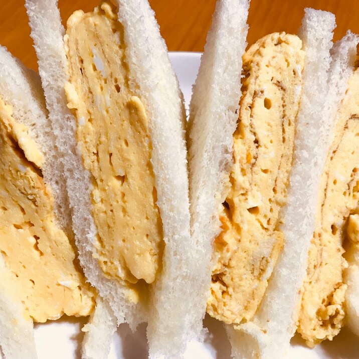 簡単☆厚焼きたまご(玉子・卵)サンド